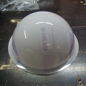 Пластиковая прозрачная полусфера из оргстекла