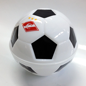 Пластиковый шар сфера в виде футбольного мяча
