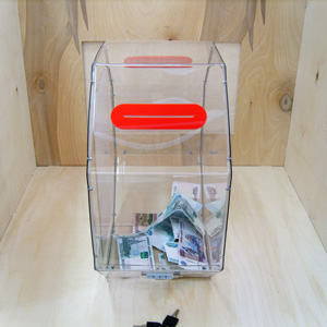 Ящик для сбора пожертвований и благотворительности настольный «НСТ-26»